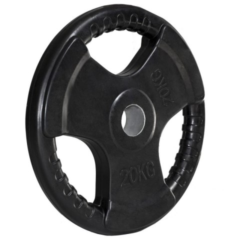 Talerz olimpijski ogumowany 20 kg HMS TOK20 Talerz olimpijski ogumowany 20 kg HMS TOK20