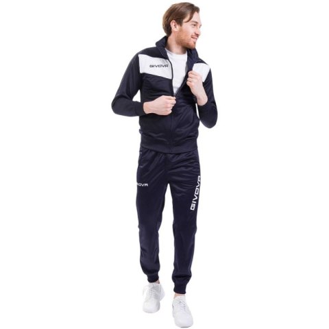 Dres Givova Visa granatowo biały 0403
