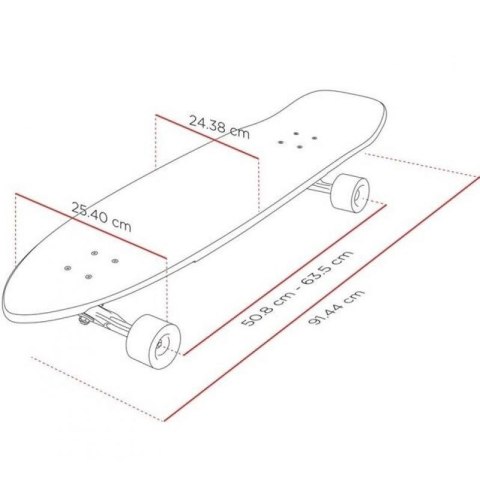 Deskorolka Street Surfing Freeride Longboard 36'' Board984 Deskorolka Street Surfing Freeride Longboard 36'' Board984