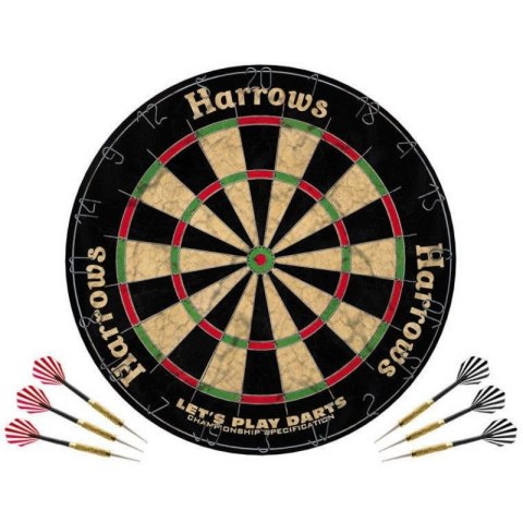 Zestaw Harrows Let's Play Darts Game Set HS-TNK-000013312 Zestaw Harrows Let's Play Darts Game Set HS-TNK-000013312