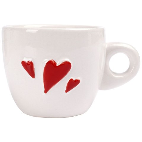 Filiżanka do kawy espresso ceramiczna serce 80 ml