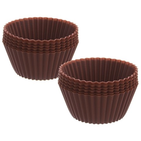 Forma silikonowa do pieczenia muffinek babeczek na muffinki foremki 12 sztuk Forma silikonowa do pieczenia muffinek babeczek na muffinki foremki 12 sztuk
