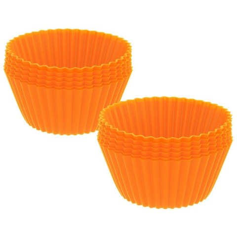 Forma silikonowa do pieczenia muffinek babeczek na muffinki foremki 12 sztuk Forma silikonowa do pieczenia muffinek babeczek na muffinki foremki 12 sztuk