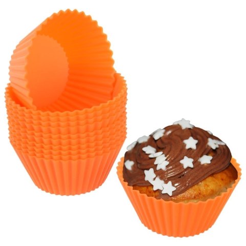 Forma silikonowa do pieczenia muffinek babeczek na muffinki foremki 12 sztuk Forma silikonowa do pieczenia muffinek babeczek na muffinki foremki 12 sztuk