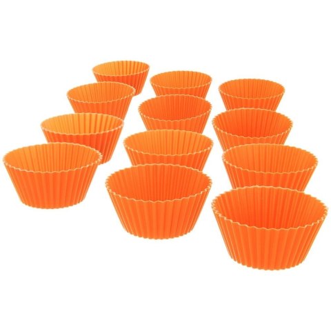 Forma silikonowa do pieczenia muffinek babeczek na muffinki foremki 12 sztuk Forma silikonowa do pieczenia muffinek babeczek na muffinki foremki 12 sztuk