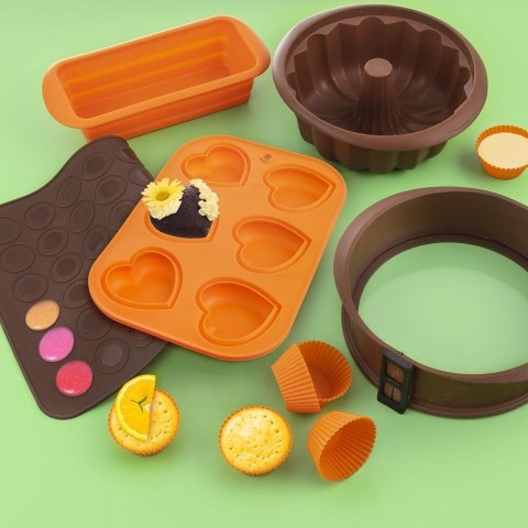 Forma silikonowa do pieczenia muffinek babeczek na muffinki silikonowa foremki 6 sztuk Forma silikonowa do pieczenia muffinek babeczek na muffinki silikonowa foremki 6 sztuk