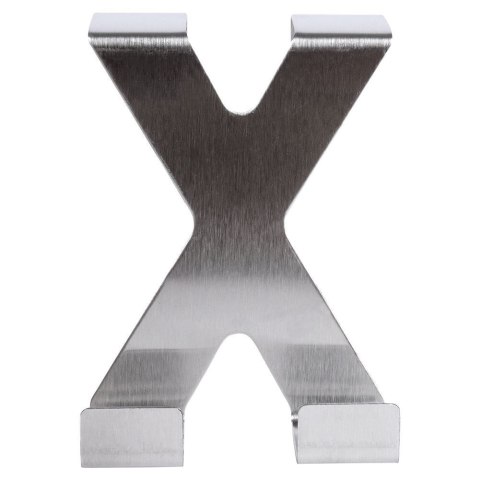 Haczyk stalowy do zawieszenia na drzwi szufladę kabinę wieszak podwójny 2 sztuki