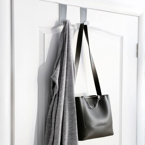 Haczyk wieszak na drzwi ręczniki stalowy zestaw komplet 2 sztuki