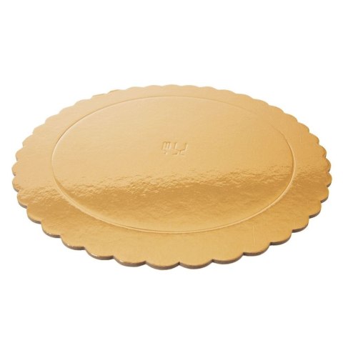 Podkład pod tort, ciasto złoty 26 cm