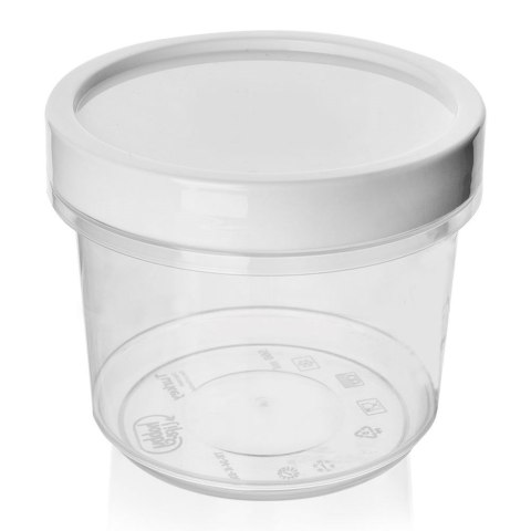 Pojemnik kuchenny do żywności z silikonową uszczelką okrągły zakręcany na zupę 940 ml Pojemnik kuchenny do żywności z silikonową uszczelką okrągły zakręcany na zupę 940 ml
