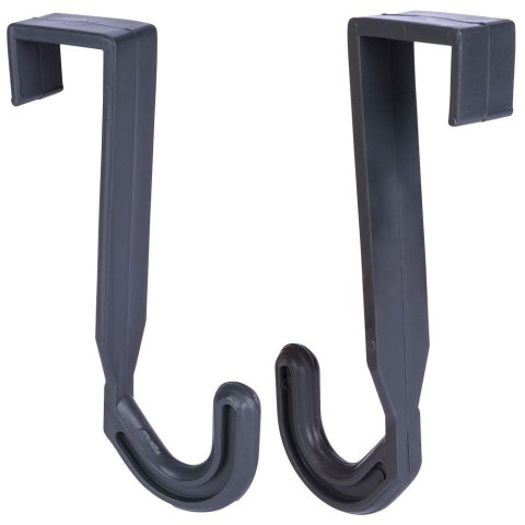 Wieszak na drzwi szary 5 szt.