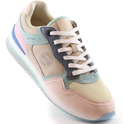 Skórzane sneakersy Big Star W INT1851 multikolor