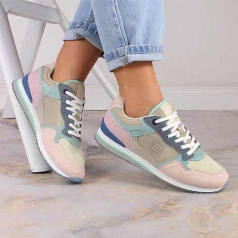 Skórzane sneakersy Big Star W INT1851 multikolor