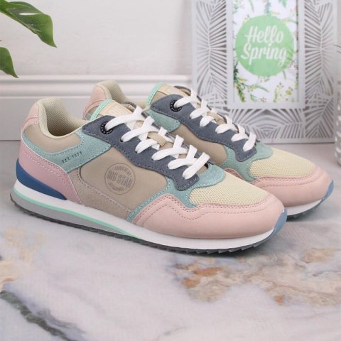 Skórzane sneakersy Big Star W INT1851 multikolor