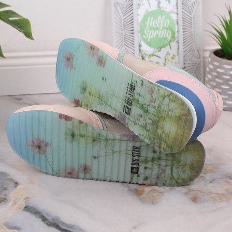 Skórzane sneakersy Big Star W INT1851 multikolor