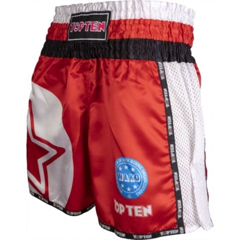 Spodenki do kickboxingu Top Ten "Wako Star" M 0418641-02M Spodenki do kickboxingu Top Ten "Wako Star" M 0418641-02M