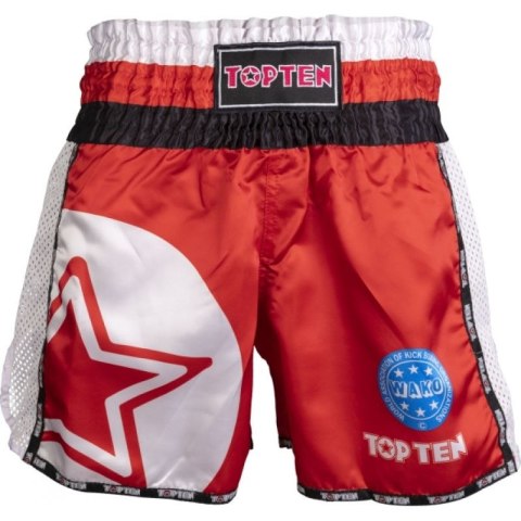 Spodenki do kickboxingu Top Ten "Wako Star" M 0418641-02M Spodenki do kickboxingu Top Ten "Wako Star" M 0418641-02M