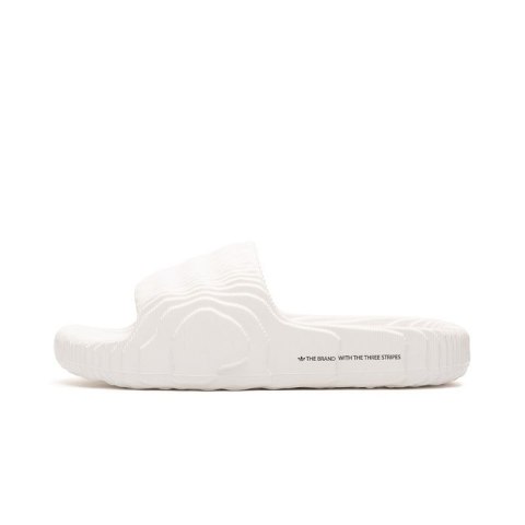 Klapki damskie/męskie adidas Adilette 22 Crystal White z wygodną profilowaną podeszwą białe (HQ4672)