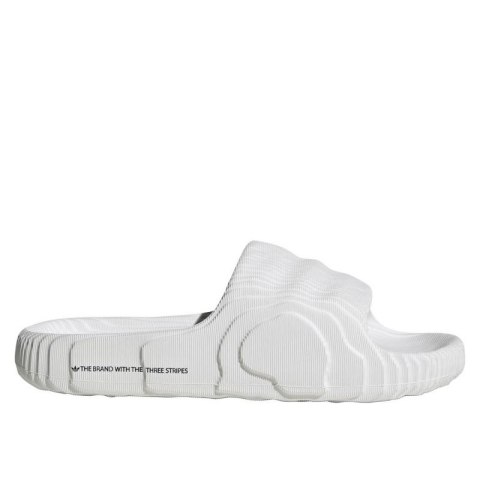 Klapki damskie/męskie adidas Adilette 22 Crystal White z wygodną profilowaną podeszwą białe (HQ4672)