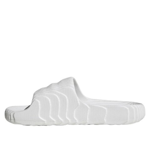 Klapki damskie/męskie adidas Adilette 22 Crystal White z wygodną profilowaną podeszwą białe (HQ4672)