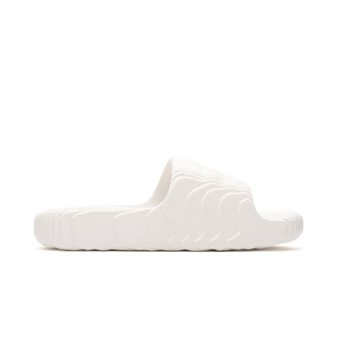 Klapki damskie/męskie adidas Adilette 22 Crystal White z wygodną profilowaną podeszwą białe (HQ4672)