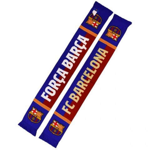 Szalik FC Barcelona Double Knitted Scarf N33 5004BUD33 Szalik FC Barcelona Double Knitted Scarf N33 5004BUD33