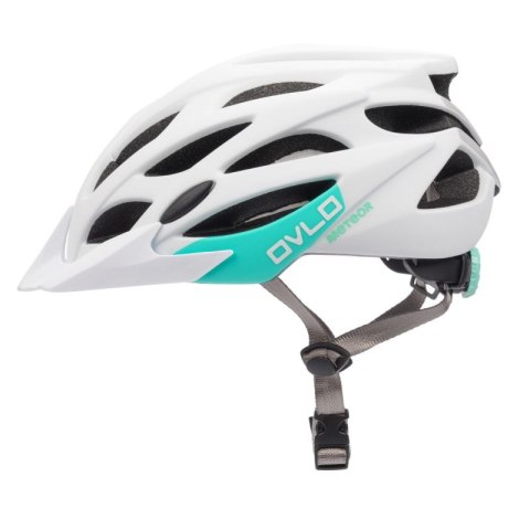 Kask rowerowy Meteor Ovlo L 17363 58-61 cm biały/miętowy Kask rowerowy Meteor Ovlo L 17363 58-61 cm biały/miętowy