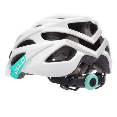 Kask rowerowy Meteor Ovlo L 17363 58-61 cm biały/miętowy Kask rowerowy Meteor Ovlo L 17363 58-61 cm biały/miętowy