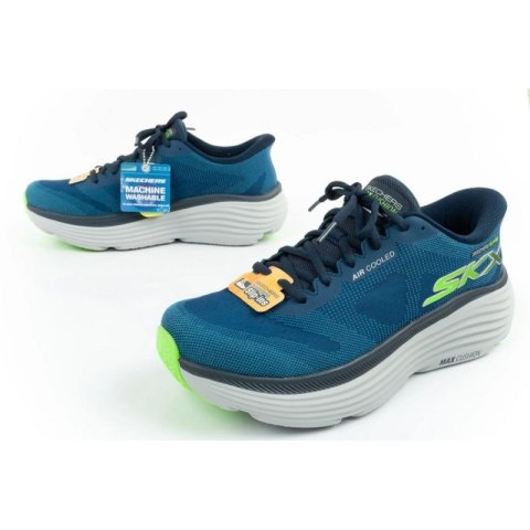 Buty do biegania Skechers Max Cushioning Slip-INS M 220611/NVY Buty do biegania Skechers Max Cushioning Slip-INS M 220611/NVY