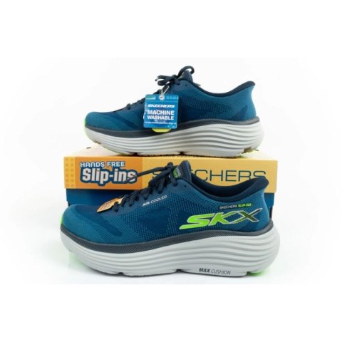 Buty do biegania Skechers Max Cushioning Slip-INS M 220611/NVY Buty do biegania Skechers Max Cushioning Slip-INS M 220611/NVY