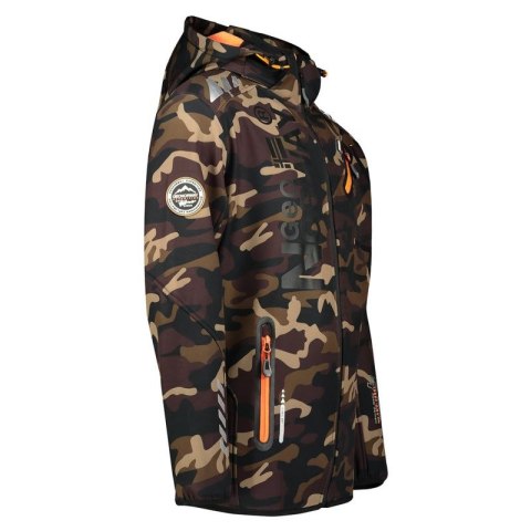 Kurtka Softshell Geographical Norway Royaute M WU1057H-GN-KAKI-ORANGE