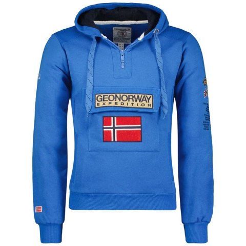 Bluza Geographical Norway Gymclass EO DB 100 M WU6582H/GNO-Royal Blue