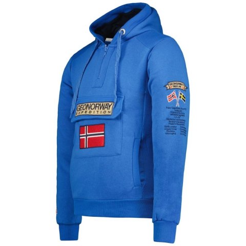 Bluza Geographical Norway Gymclass EO DB 100 M WU6582H/GNO-Royal Blue