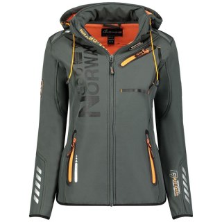 Kurtka Softshell Geographical Norway Reine Ass A EO DB 007 W WU8184F/GNO-Dark Grey / Orange