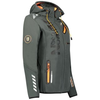 Kurtka Softshell Geographical Norway Reine Ass A EO DB 007 W WU8184F/GNO-Dark Grey / Orange