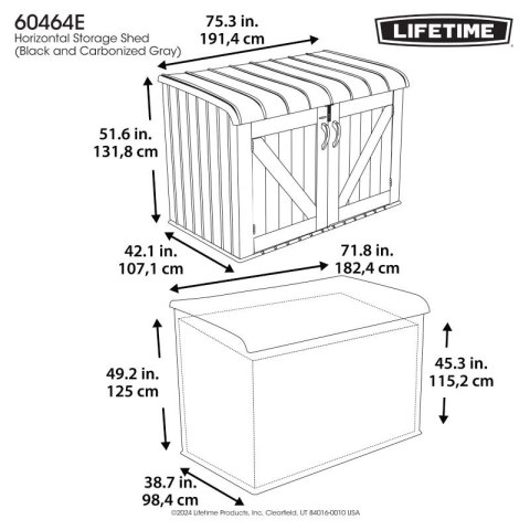 Skrzynia ogrodowa Lifetime Premium 2123 L 60464E