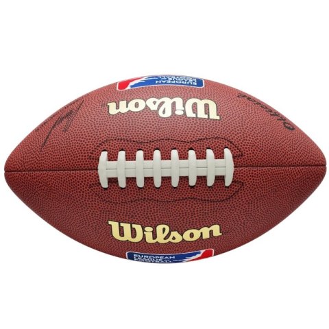 Piłka Wilson European League Mini Replica Ball WF4013801XB Brązowe 6 Piłka Wilson European League Mini Replica Ball WF4013801XB Brązowe 6