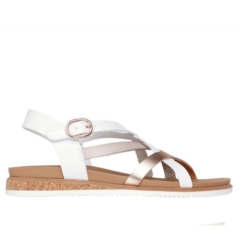 Sandały Skechers Bobs Desert Kiss Low - Peak Rank W 114709-WHT Sandały Skechers Bobs Desert Kiss Low - Peak Rank W 114709-WHT