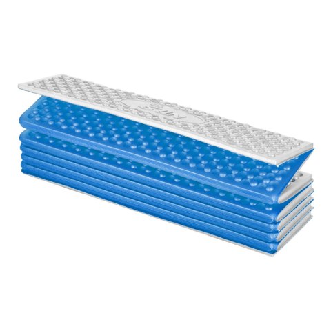 NC17103 KARIMATA SKŁADANA TURYSTYCZNA Z PODBICIEM ALUMINIOWYM + XPE 195 CM NIEBIESKA NILS CAMP