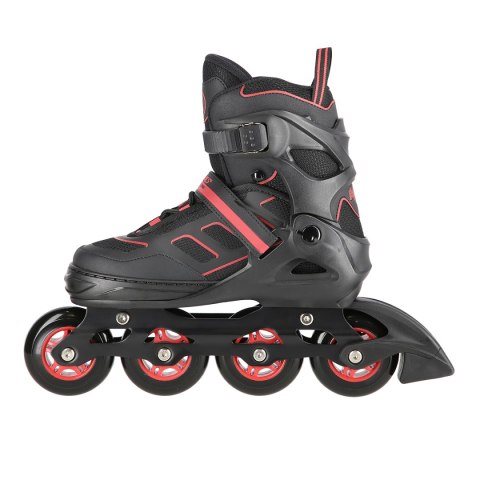 NA14174 A CZARNO-CZERWONE ROZM. M (35-38) ŁYŻWOROLKI NILS EXTREME