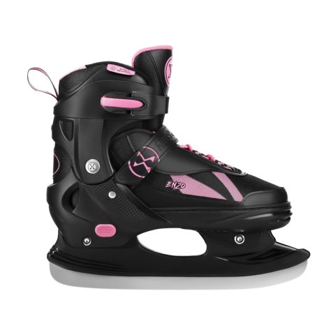NH382 ŁYŻWOROLKI 2W1 ENZO RÓŻOWE ROZM. XS(28-31) Z WYM. PŁOZĄ HOKEJOWĄ NILS EXTREME
