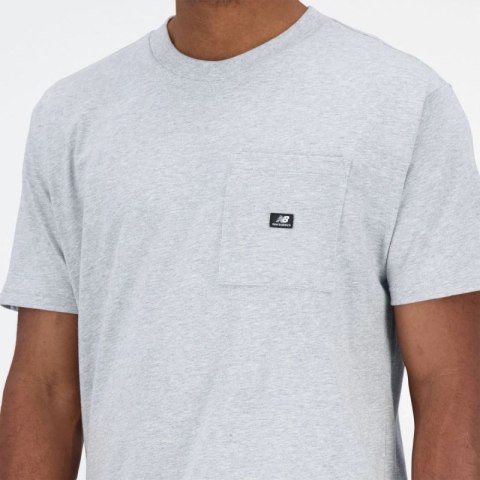 Koszulka New Balance t-shirt Essentials Reimagined Cott M MT31542AG