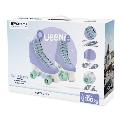 Wrotki regulowane Spokey Queenie Jr SPK-944634 r. 31-34