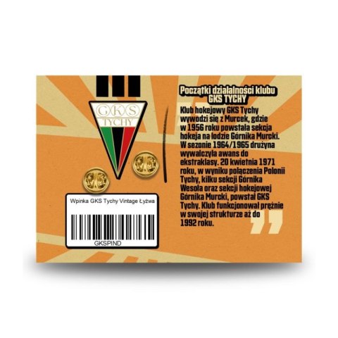 Wpinka GKS Tychy Premium SREBGKS-PIN