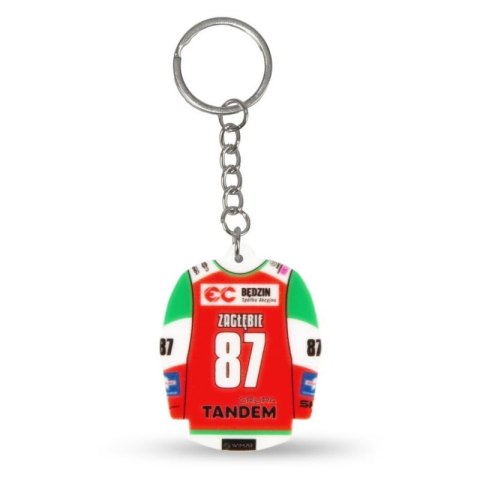 Brelok koszulka Zagłębie Sosnowiec (Away) SREBBREKH-ZS