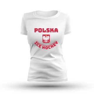 Koszulka Ice Hockey Polska W SREBICEPLTS-RD-W