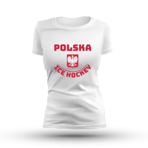 Koszulka Ice Hockey Polska W SREBICEPLTS-RD-W