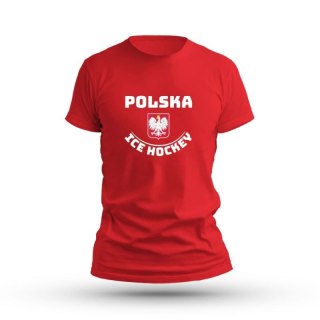 Koszulka Polska Ice Hockey Jr SREBPLICE-RD-12