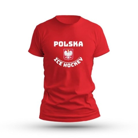 Koszulka Polska Ice Hockey Jr SREBPLICE-RD-12