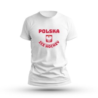 Koszulka Polska Ice Hockey Jr SREBPLICE-RD-12
